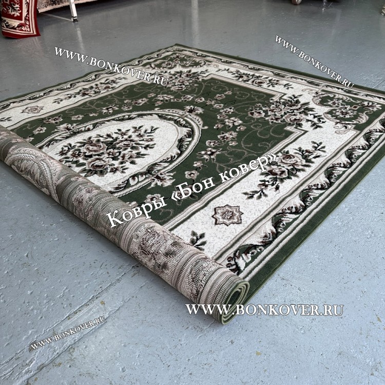 Ковер Лайт Карпет 4 Дизайн 23890 Зеленый